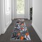 Flash Furniture Orange 2' x 7' Abstract Design Accent Rug ACD-RGTRZ860-27-OR-GG - alternate 1